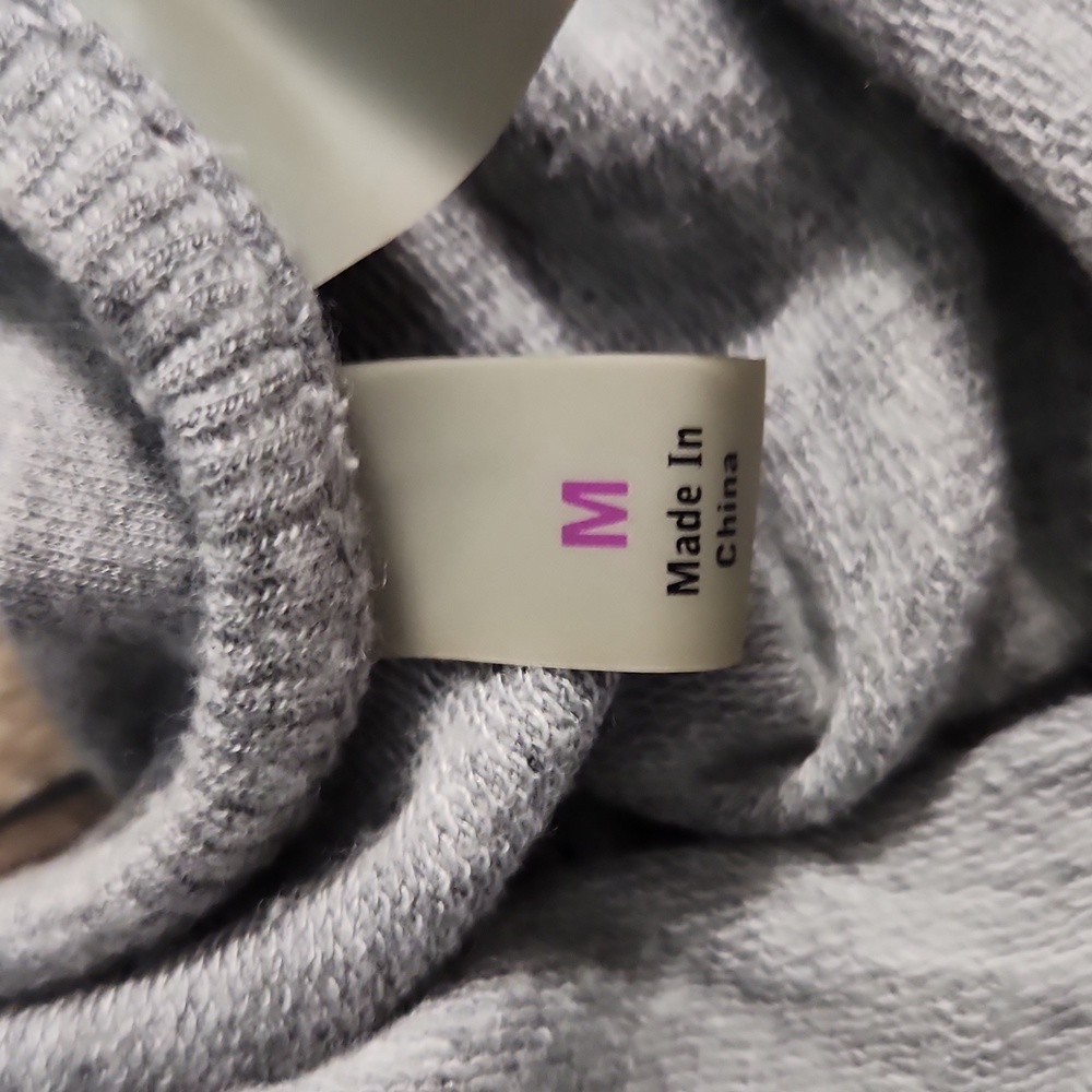 Athleta S Knit Criss Cross Tunic Tank Top- Gray Size Medium - Picture 8 of 9